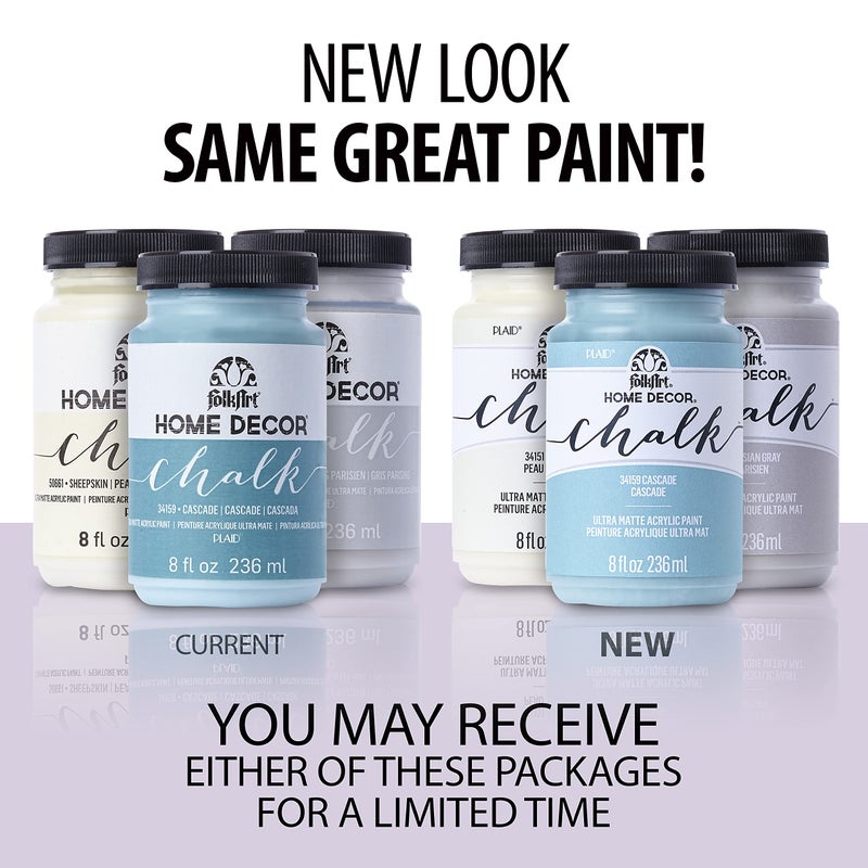 FolkArt Home Decor Chalk Acrylic Paint, 8 oz, Tranquil Tide - Image 2